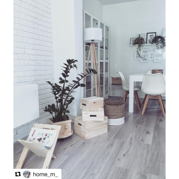 Gazetownik drewniany 34x32x35 cm Natural wood Gazetownik drewniany 34x32x35 cm Natural wood