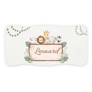 Stołek drewniany dla dziecka z imieniem personalizowany nadruk UV