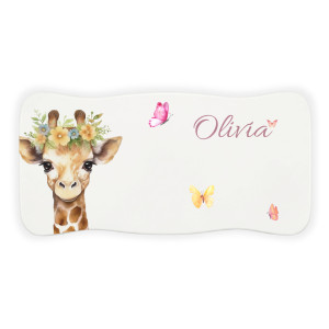 Stołek drewniany dla dziecka z imieniem personalizowany nadruk UV