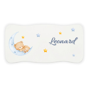 Stołek drewniany dla dziecka z imieniem personalizowany nadruk UV