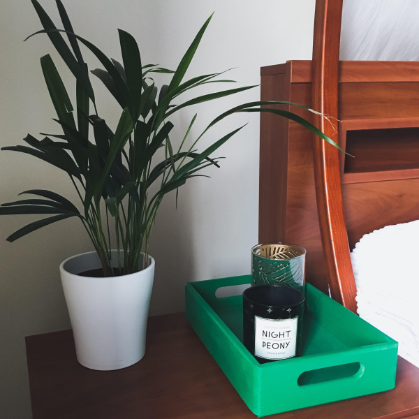 Skrzynka drewniana 30x20x7 cm Mint green