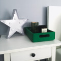 Skrzynka drewniana 30x20x7 cm Mint green