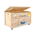 Kufer drewniany personalizowany nadruk UV dla dziecka 90x48x51