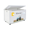 Kufer drewniany personalizowany nadruk UV dla dziecka 90x48x51 biały