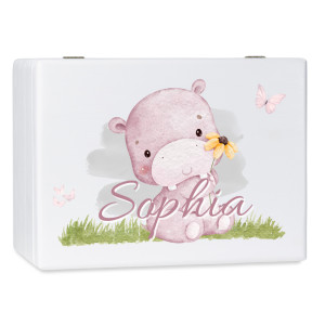 Personalizowane pudełko wspomnień dla dziecka 30x20x13,5 cm bez uchwytów– nadruk UV