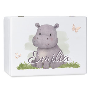Personalizowane pudełko wspomnień dla dziecka 30x20x13,5 cm bez uchwytów– nadruk UV