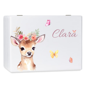 Personalizowane pudełko wspomnień dla dziecka 30x20x13,5 cm bez uchwytów– nadruk UV