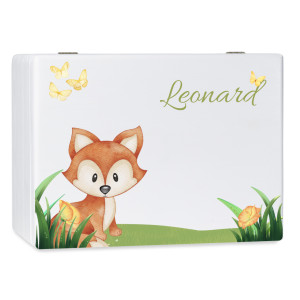 Personalizowane pudełko wspomnień dla dziecka 30x20x13,5 cm bez uchwytów– nadruk UV