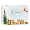 Personalizowane pudełko wspomnień dla dziecka 30x20x13,5 cm bez uchwytów– nadruk UV