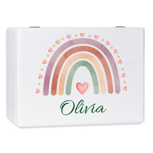 Personalizowane pudełko wspomnień dla dziecka 30x20x13,5 cm bez uchwytów– nadruk UV