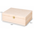 Skrzynka ślubna personalizowana pudełko na koperty imiona data elegancka skrzynia na pamiątki 40x30x13,5