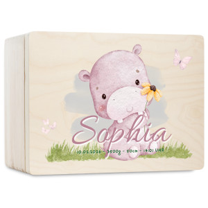 Personalizowane pudełko wspomnień dla dziecka 40x30x23 cm bez uchwytów– nadruk UV