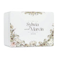 Skrzynka ślubna personalizowana pudełko na koperty imiona data elegancka skrzynia na pamiątki 40x30x23,5
