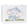 Personalizowane pudełko wspomnień dla dziecka 40x30x23 cm bez uchwytów– nadruk UV