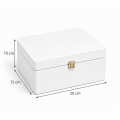 Skrzynka ślubna personalizowana pudełko na koperty imiona data elegancka skrzynia na pamiątki 20x15x10 cm