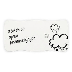 Stołek drewniany z nadrukiem UV taboret personalizowany na prezent