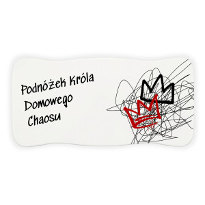 Stołek drewniany z nadrukiem UV taboret personalizowany na prezent