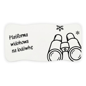 Stołek drewniany z nadrukiem UV taboret personalizowany na prezent