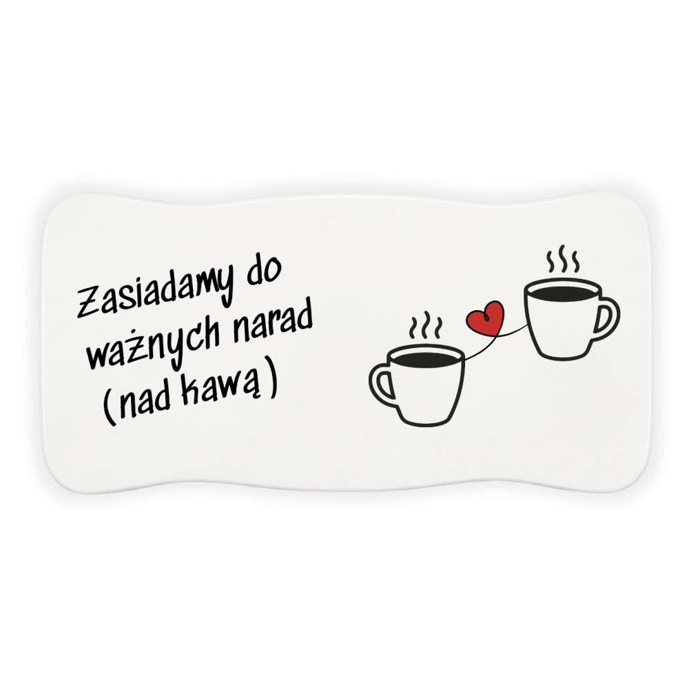 Stołek drewniany z nadrukiem UV taboret personalizowany na prezent