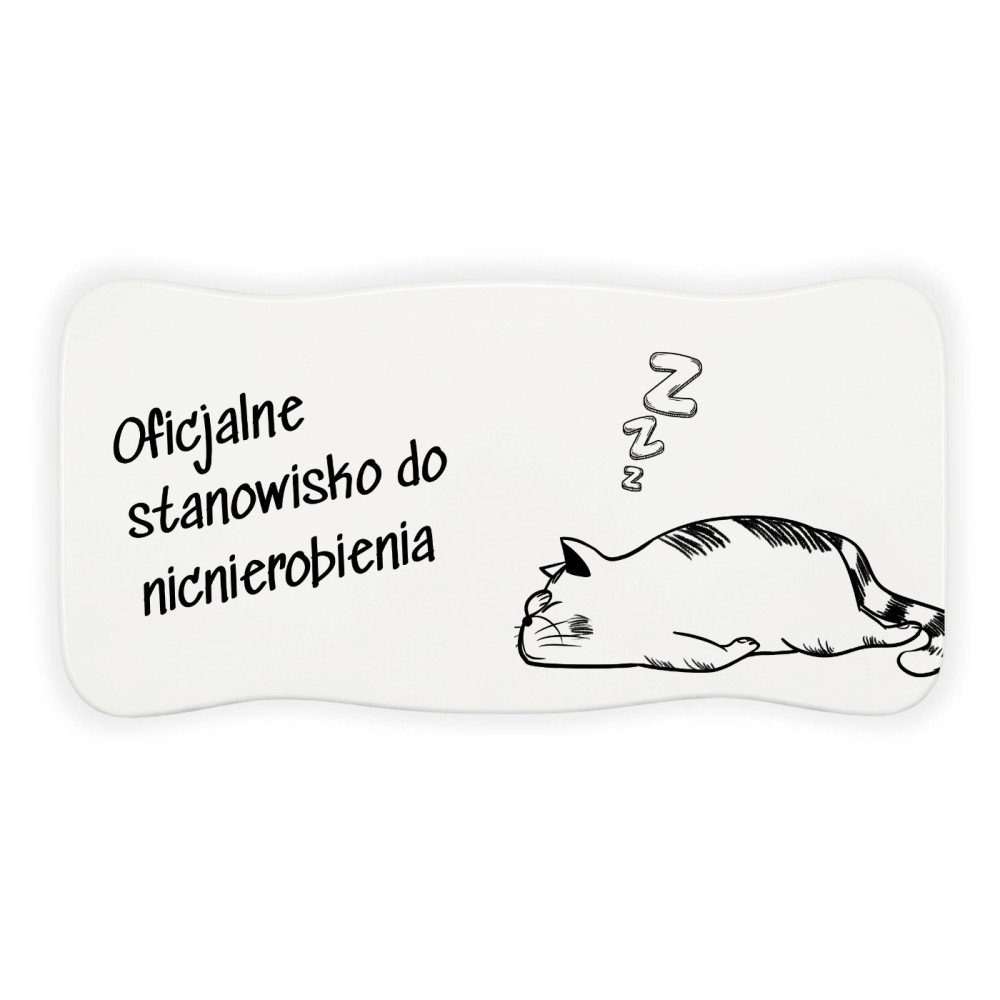 Stołek drewniany z nadrukiem UV taboret personalizowany na prezent