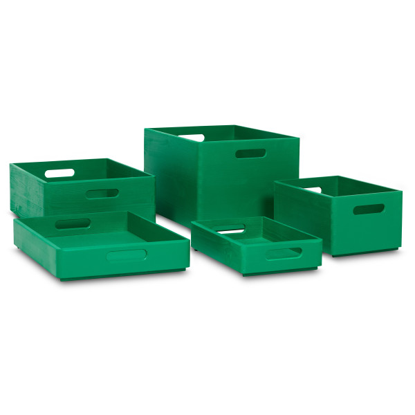 Skrzynka drewniana 30x20x13,5cm Mint green