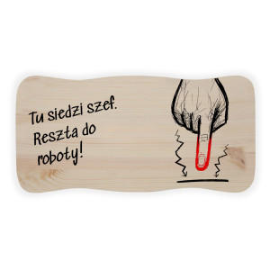 Stołek drewniany z nadrukiem UV taboret personalizowany na prezent