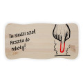 Stołek drewniany z nadrukiem UV taboret personalizowany na prezent
