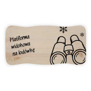 Stołek drewniany z nadrukiem UV taboret personalizowany na prezent