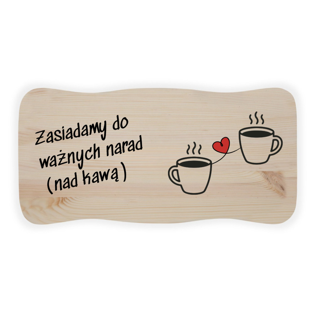 Stołek drewniany z nadrukiem UV taboret personalizowany na prezent