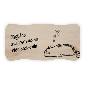 Stołek drewniany z nadrukiem UV taboret personalizowany na prezent