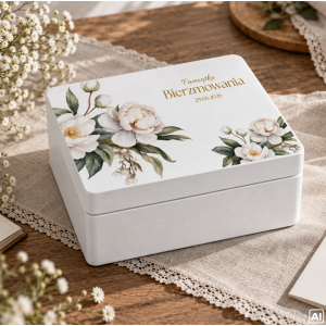 Personalizowane pudełko prezentowe na Bierzmowanie 20x15x10 cm