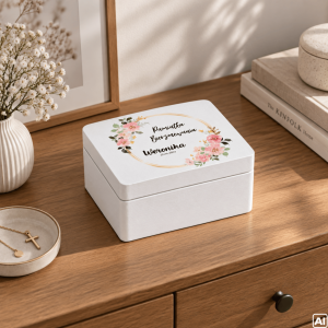 Personalizowane pudełko prezentowe na Bierzmowanie 20x15x10 cm