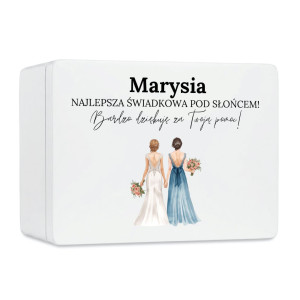 Personalizowana skrzynka prezentowa 30x20 cm – elegancki prezent i pamiątka.