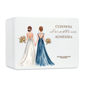 Personalizowana skrzynka prezentowa 30x20 cm – elegancki prezent i pamiątka.