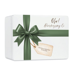 Personalizowana skrzynka prezentowa 30x20 cm – elegancki prezent i pamiątka.