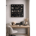 Półka drewniana 52x4x46 czarna