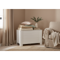 Kufer drewniany 77x40x50 cm biały – skrzynia do przechowywania
