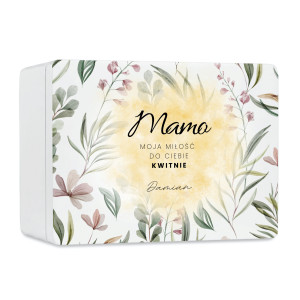 Pudełko na Dzień Matki Personalizowane Drewniane Pudełko Prezent dla Mamy z Nadrukiem UV
