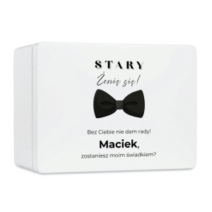 Personalizowana skrzynka prezentowa 40x30 cm – elegancki prezent i pamiątka.