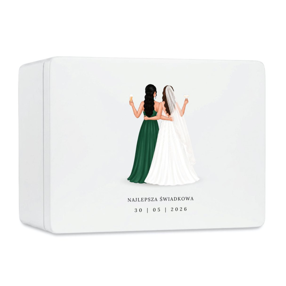 Personalizowana skrzynka prezentowa 40x30 cm – elegancki prezent i pamiątka.