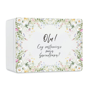 Personalizowana skrzynka prezentowa 40x30 cm – elegancki prezent i pamiątka.