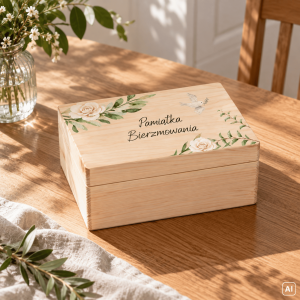 Personalizowane pudełko prezentowe na Bierzmowanie 30x20x13,5 cm