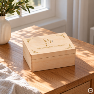 Personalizowane pudełko prezentowe na Bierzmowanie 30x20x13,5 cm