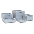 Skrzynka drewniana 40x30x13,5 cm Silver grey
