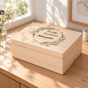 Personalizowane pudełko prezentowe na Bierzmowanie 40x30x13,5 cm
