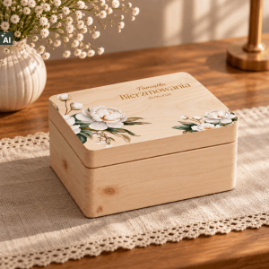 Personalizowane pudełko prezentowe na Bierzmowanie 20x15x10 cm