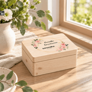 Personalizowane pudełko prezentowe na Bierzmowanie 20x15x10 cm