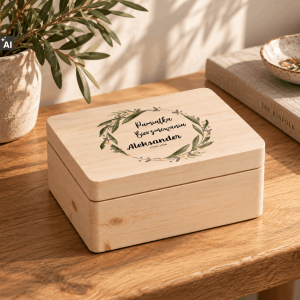 Personalizowane pudełko prezentowe na Bierzmowanie 20x15x10 cm