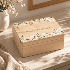 Personalizowane pudełko prezentowe na Bierzmowanie 30x20x13,5 cm