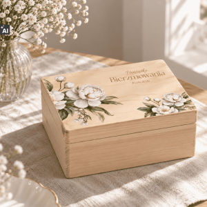 Personalizowane pudełko prezentowe na Bierzmowanie 30x20x13,5 cm
